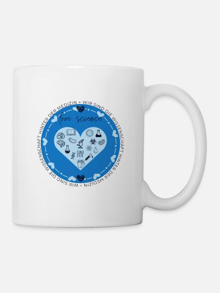 Love Science - Labor - Tasse - Weiß