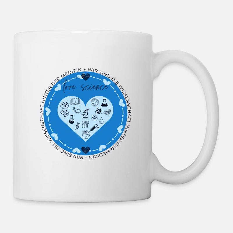 Love Science - Labor - Tasse - Weiß