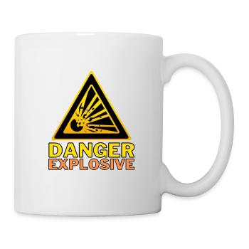danger explosive - Mug - white - Right