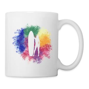 Surfergirl - Tasse - Weiß - Rechts