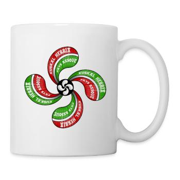 Euskal Herria, pays Basque - Mug blanc - blanc - Droite