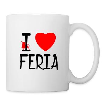 I love feria - Mug - white - Right