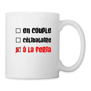 Je vais à la féria - Mug blanc - blanc - Droite
