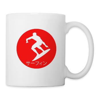 Surf, Surfer - Tasse - Weiß - Rechts