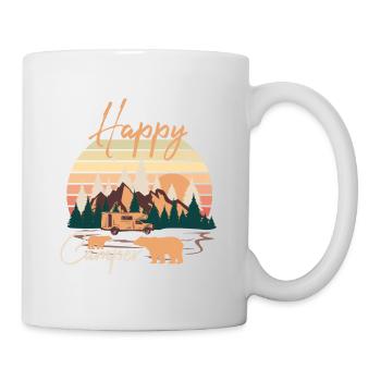 Happy Camper - Tasse - Weiß - Rechts