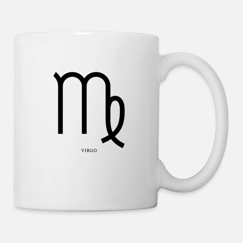 Zodiac Sign Maiden Latin Virgo - Mug - white