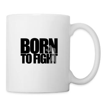 Boxe - Born to Fight - Mug blanc - blanc - Droite