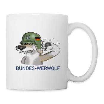 Bundes Werwolf - Tasse - Weiß - Rechts