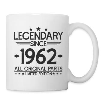 Légendaire né depuis 1962 anniversaire - Mug blanc - blanc - Droite