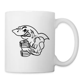 Workout Fitness Gym - Tasse - Weiß - Rechts