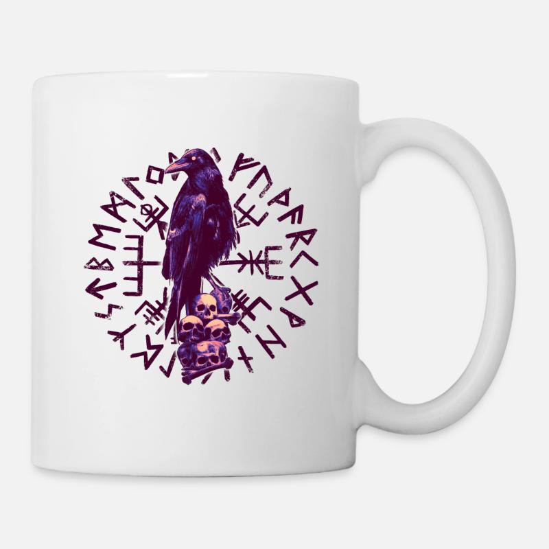 Viking Raven - Mug - white