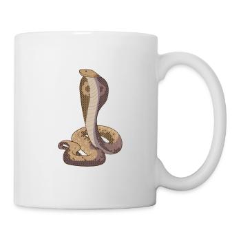 Serpent Cobra - Mug blanc - blanc - Droite