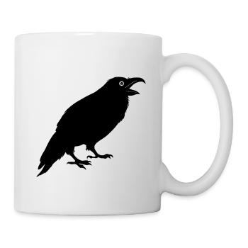 Raven Silhouette - Mug - white - Right