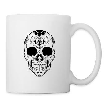 Mexican Skull - Mug - white - Right
