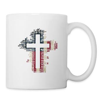 Jesus Cross, Independence Day - Mug - white - Right