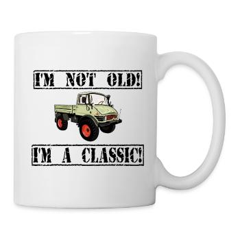 Je ne suis pas vieux - Je suis un classique / Unimog - Mug blanc - blanc - Droite