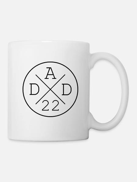 dad papa vater 22 2022 Geschenkidee - Tasse - Weiß
