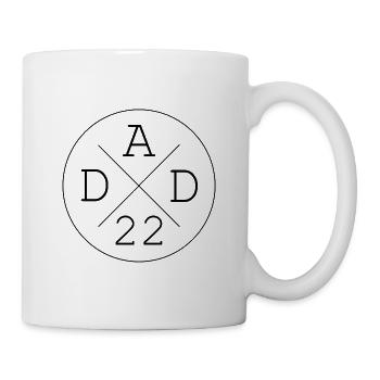 dad papa vater 22 2022 Geschenkidee - Tasse - Weiß - Rechts