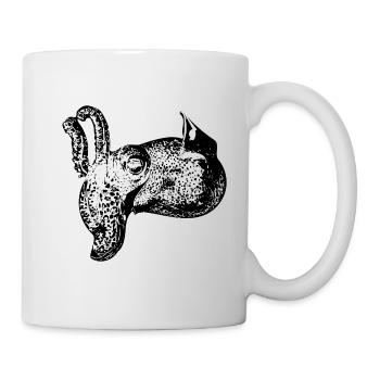 Vintage Sepie - Tasse - Weiß - Rechts