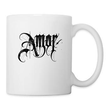 Amor - trash tattoo - Mug - white - Right