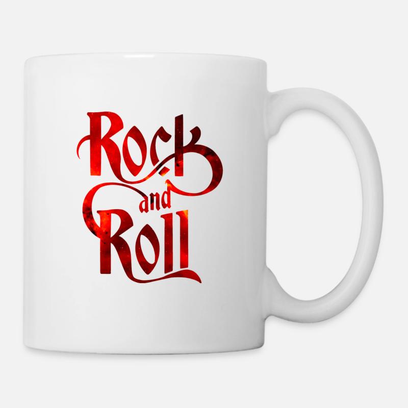 Rock and Roll - Mug blanc - blanc