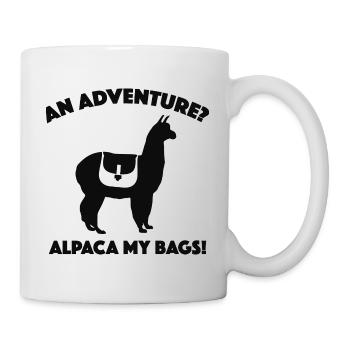 An Adventure? Alpaca My Bags! - Mug - white - Right