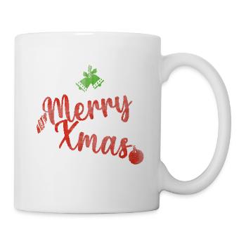 Merry Xmas Christmas sweater - Mug - white - Right