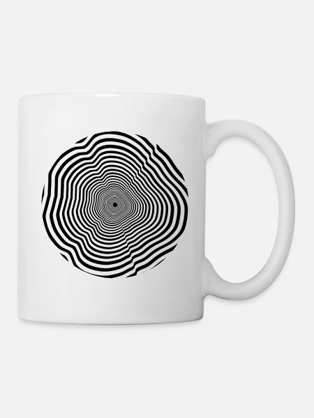 Schwarzes Loch - Tasse - Weiß