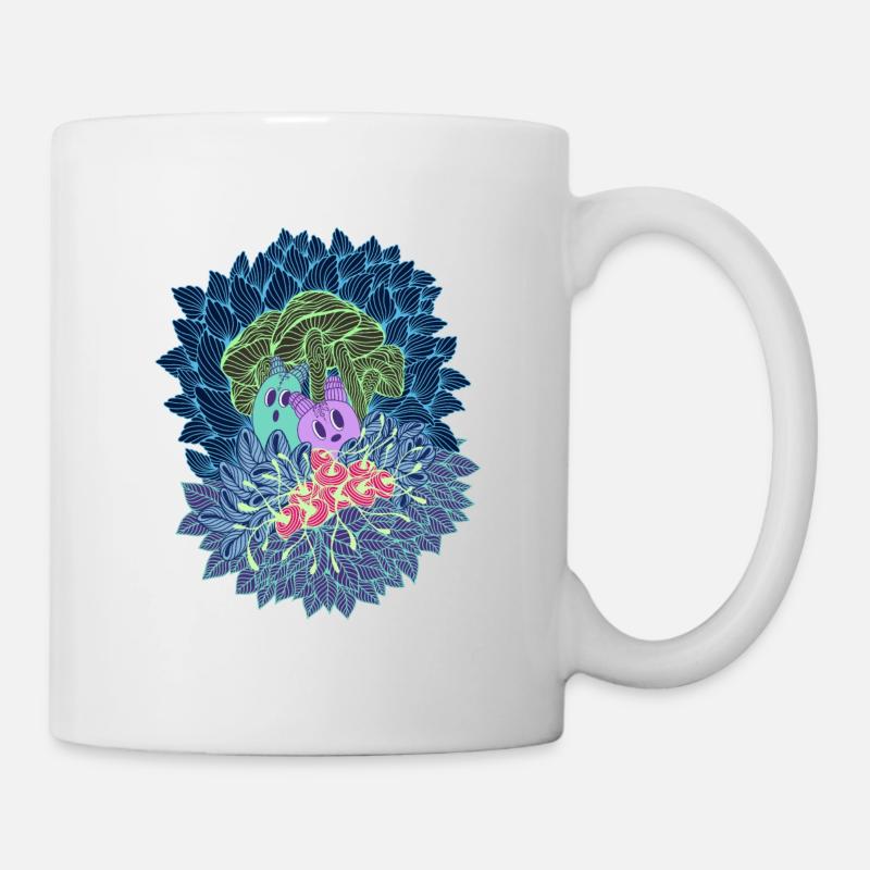 Kleine Monster - Tasse - Weiß