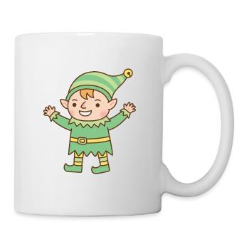 Cute Little Elf Doodle - Mug - white - Right