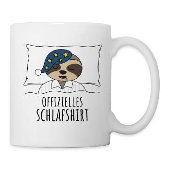 Offizielles Schlafshirt - Tasse - Weiß - Rechts