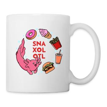 Axolotl Snaxolotl Fast Food - Mug - white - Right