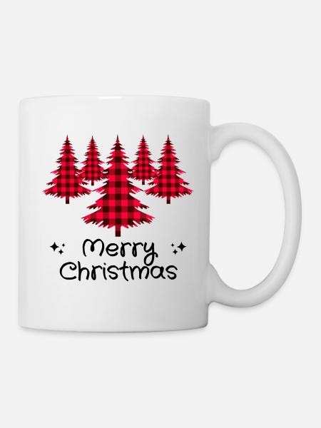 Pull moche de Noël Merry christmas - Mug blanc - blanc