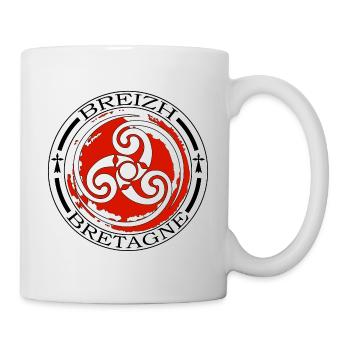 Bretagne - Breizh - Mug blanc - blanc - Droite