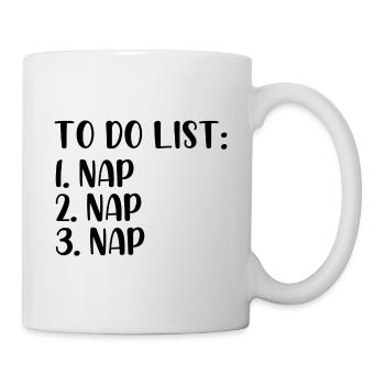 To do list nap - Tasse - Weiß - Rechts