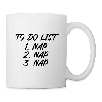 To do list nap - Tasse - Weiß - Rechts