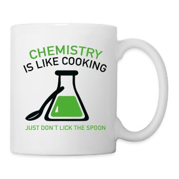 La chimie, c’est comme la cuisine - Mug blanc - blanc - Droite