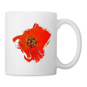 Flowers Rose orange - Mug - white - Right