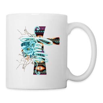 Glaube - Tasse - Weiß - Rechts