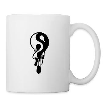 Yin and Yang dripping - Mug - white - Right