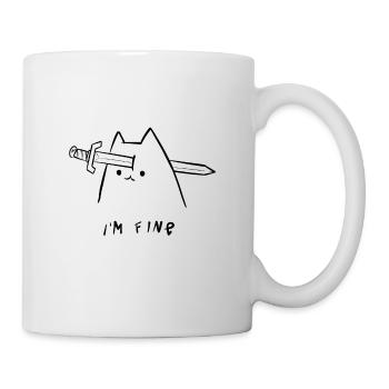 Es geht mir gut - Tasse - Weiß - Rechts