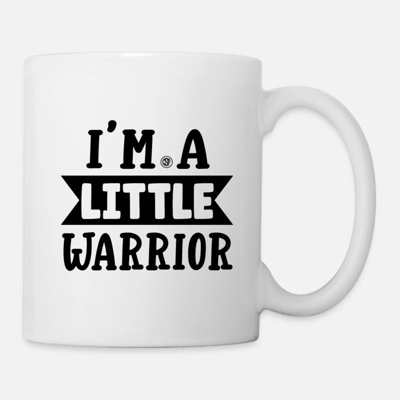 Je suis un petit guerrier - Mug blanc - blanc
