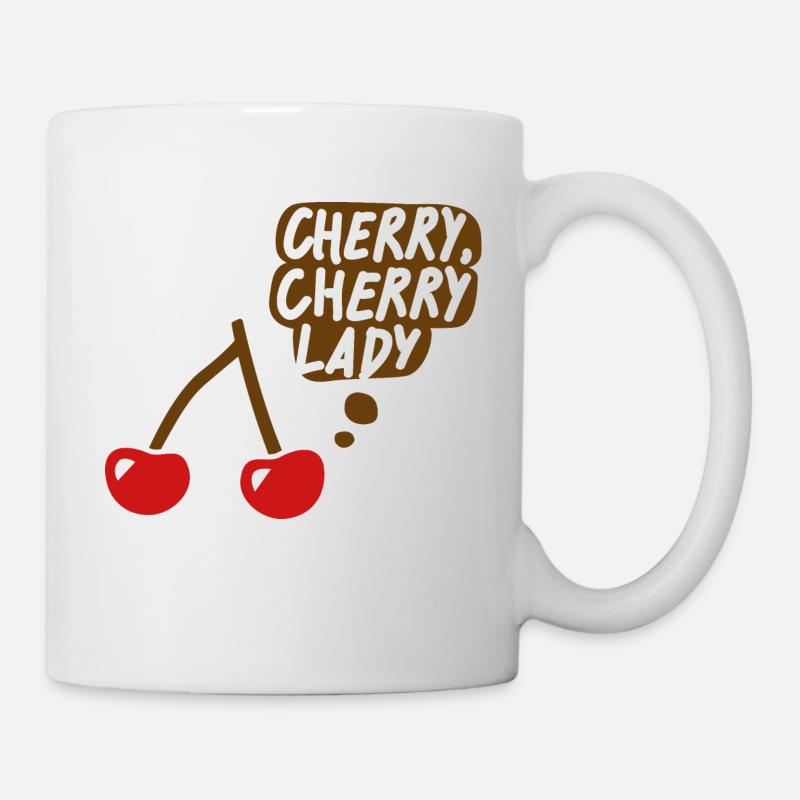 Cherry, cherry lady - Tasse - Weiß