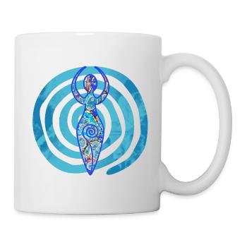 déesse spirale e 238 - Mug blanc - blanc - Droite
