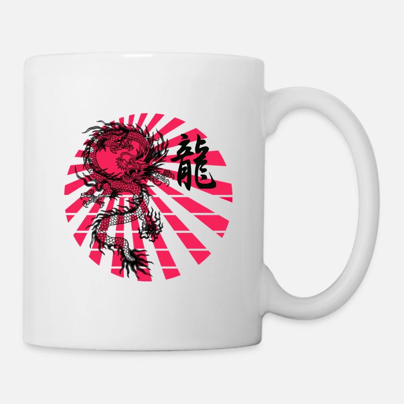 Drachen-Ryu - Tasse - Weiß