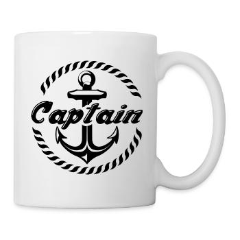 Capitaine - Mug blanc - blanc - Droite
