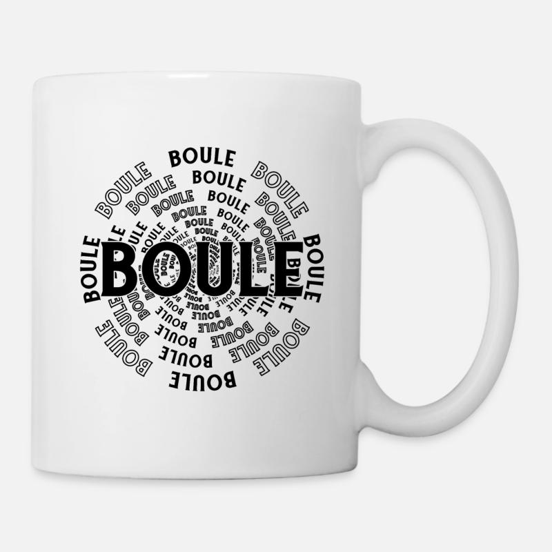 Tenue de pétanque boule pour boule bouler - Mug blanc - blanc