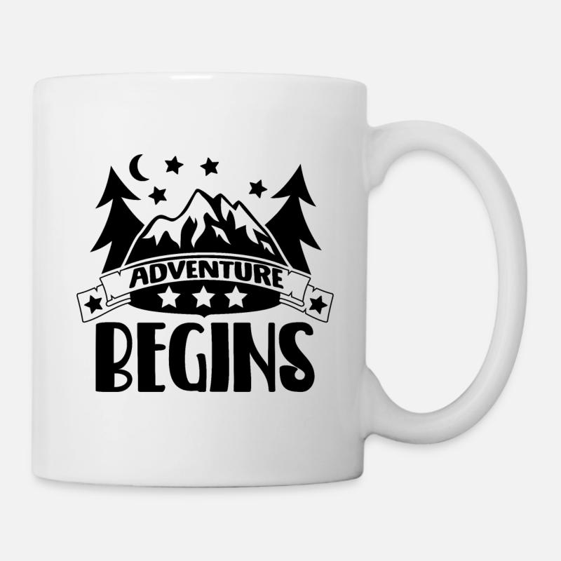 L’aventure commence - Mug blanc - blanc