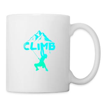 Klettern - Klettern / Kletterer - Tasse - Weiß - Rechts