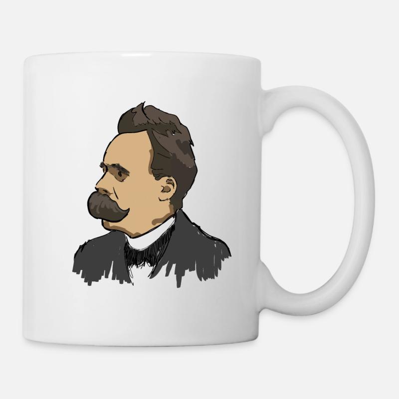 Nietzsche - Tasse - Weiß